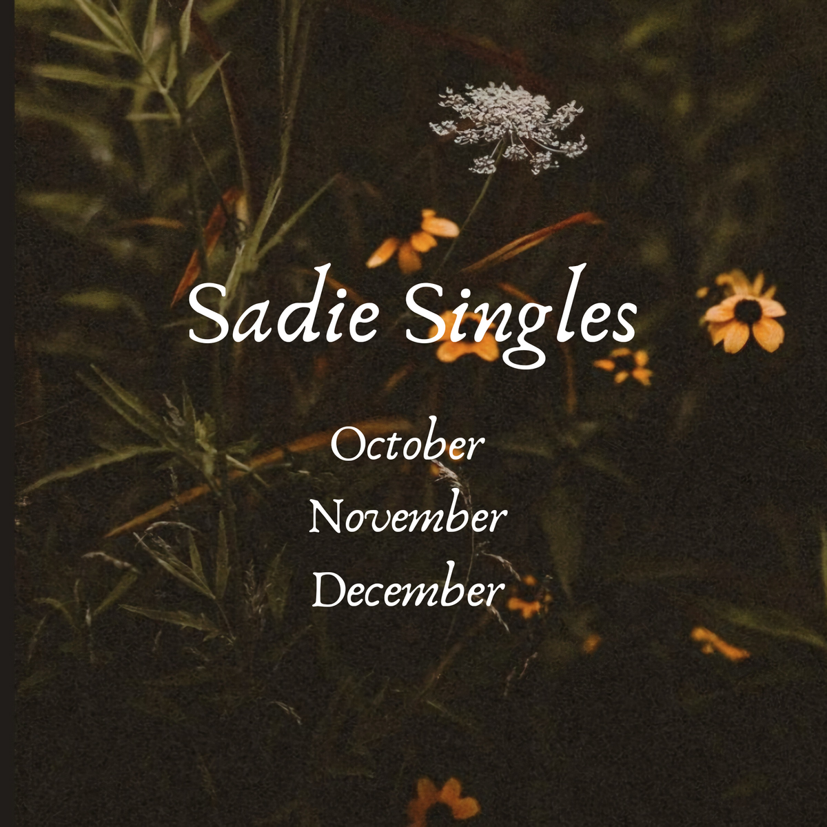 Sadie Singles- Oct/Nov/Dec Gothic color of the Month 2025