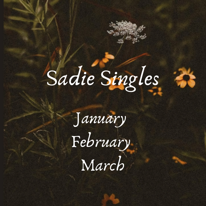 Sadie Singles- Jan/Feb/Mar Gothic color of the Month 2025