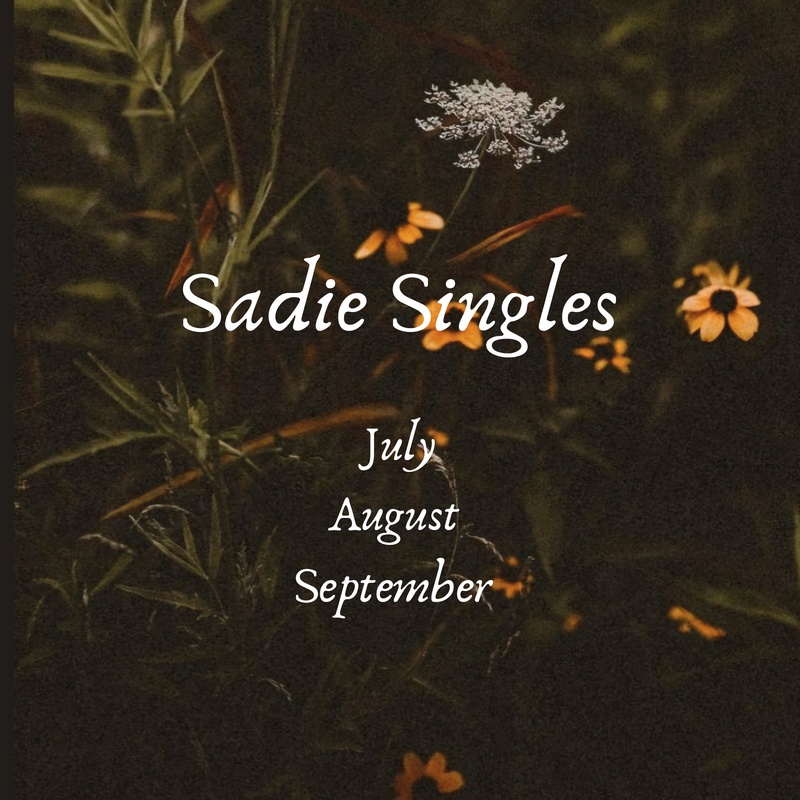 Sadie Singles- Jul/Aug/Sept  Gothic color of the month 2025