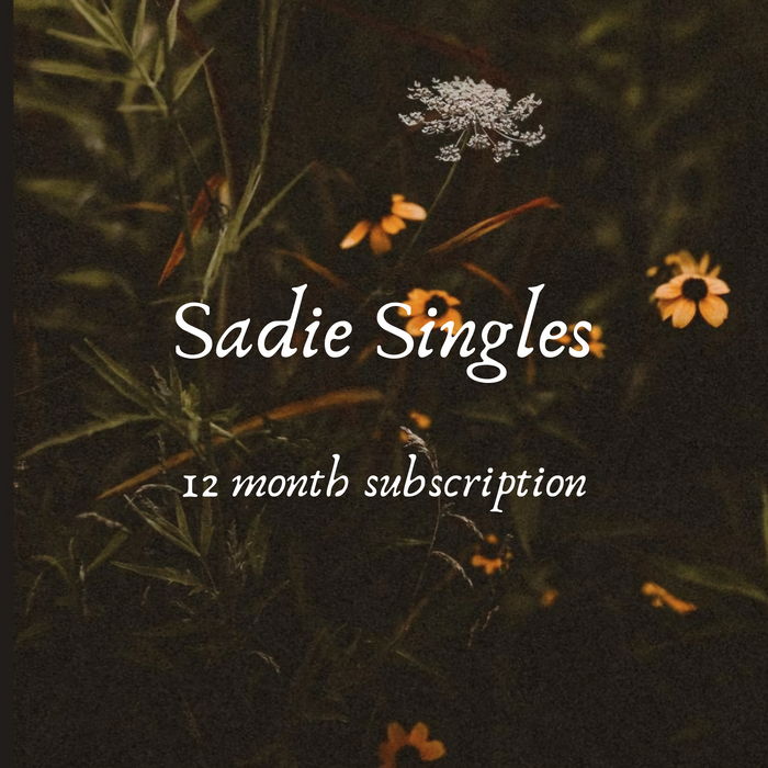 Sadie Singles- 12 Month subsription, Gothic color of the Month 2025