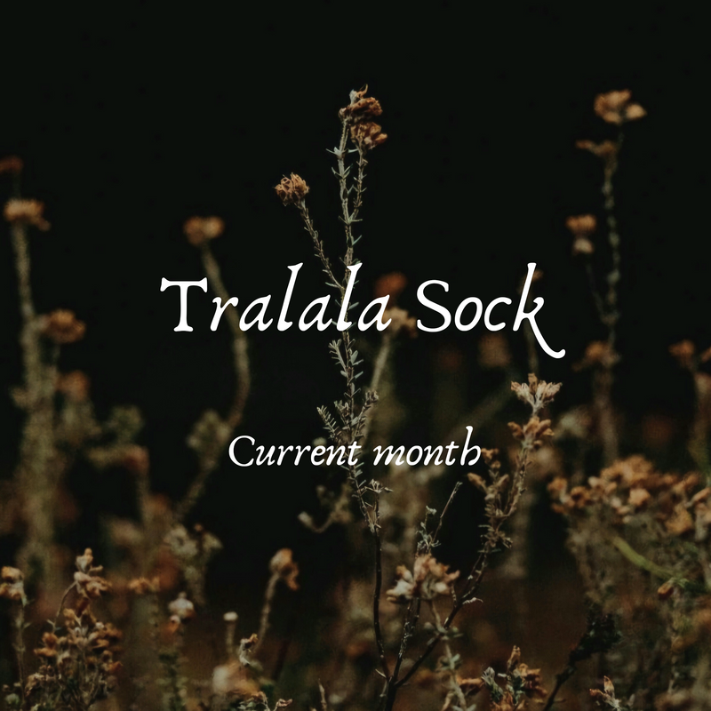 Tralala Sock- Current Gothic color of the month